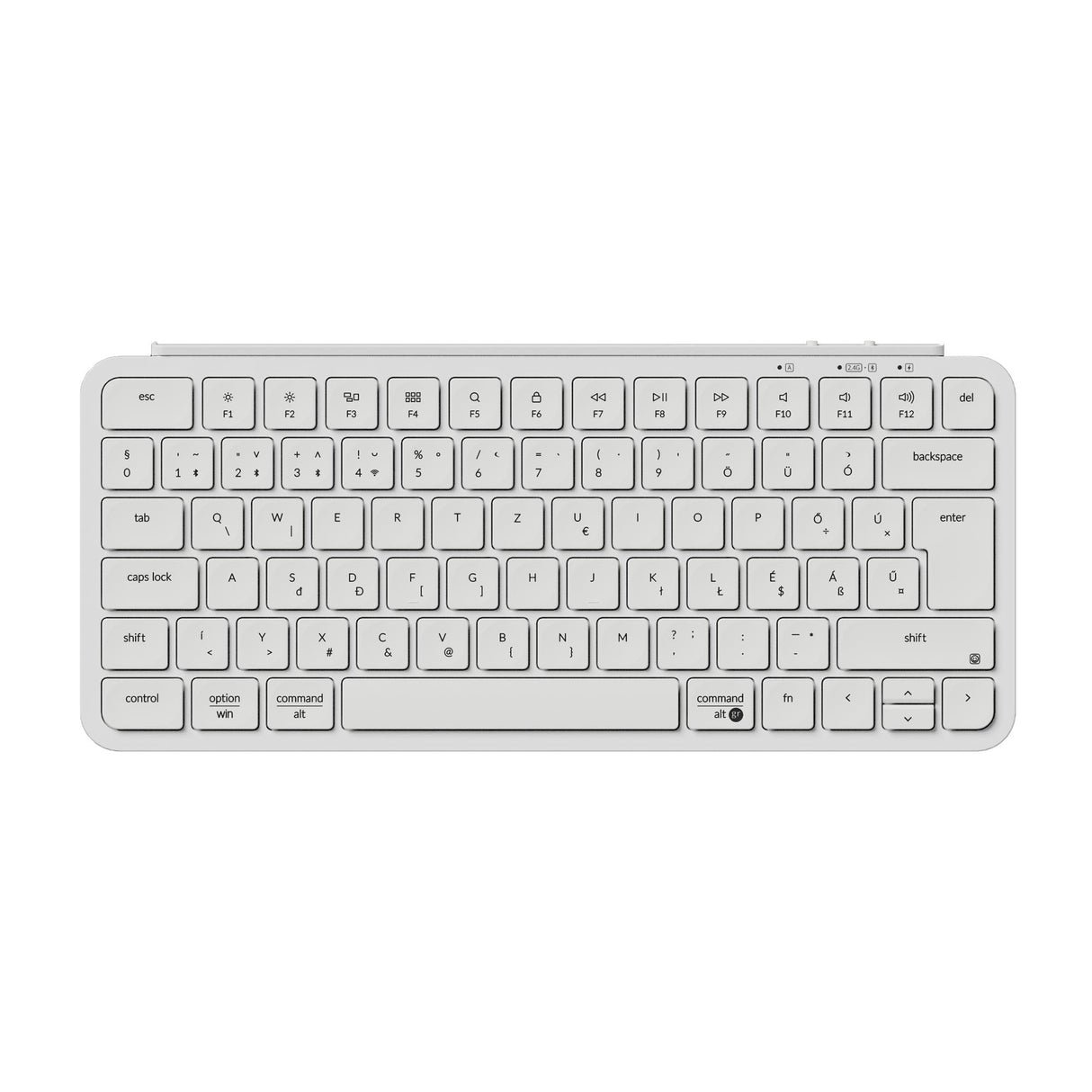 Keychron B1 Pro Ultra Slim Wireless Keyboard Ivory White ISO Hungarian
