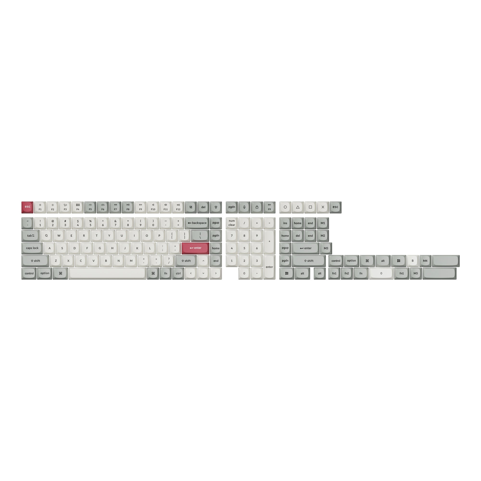 Keychron Double Shot OSA PBT RETRO レトロ Double Shot PBT OSA Full Set Keycap Set – Keychron Switzerland