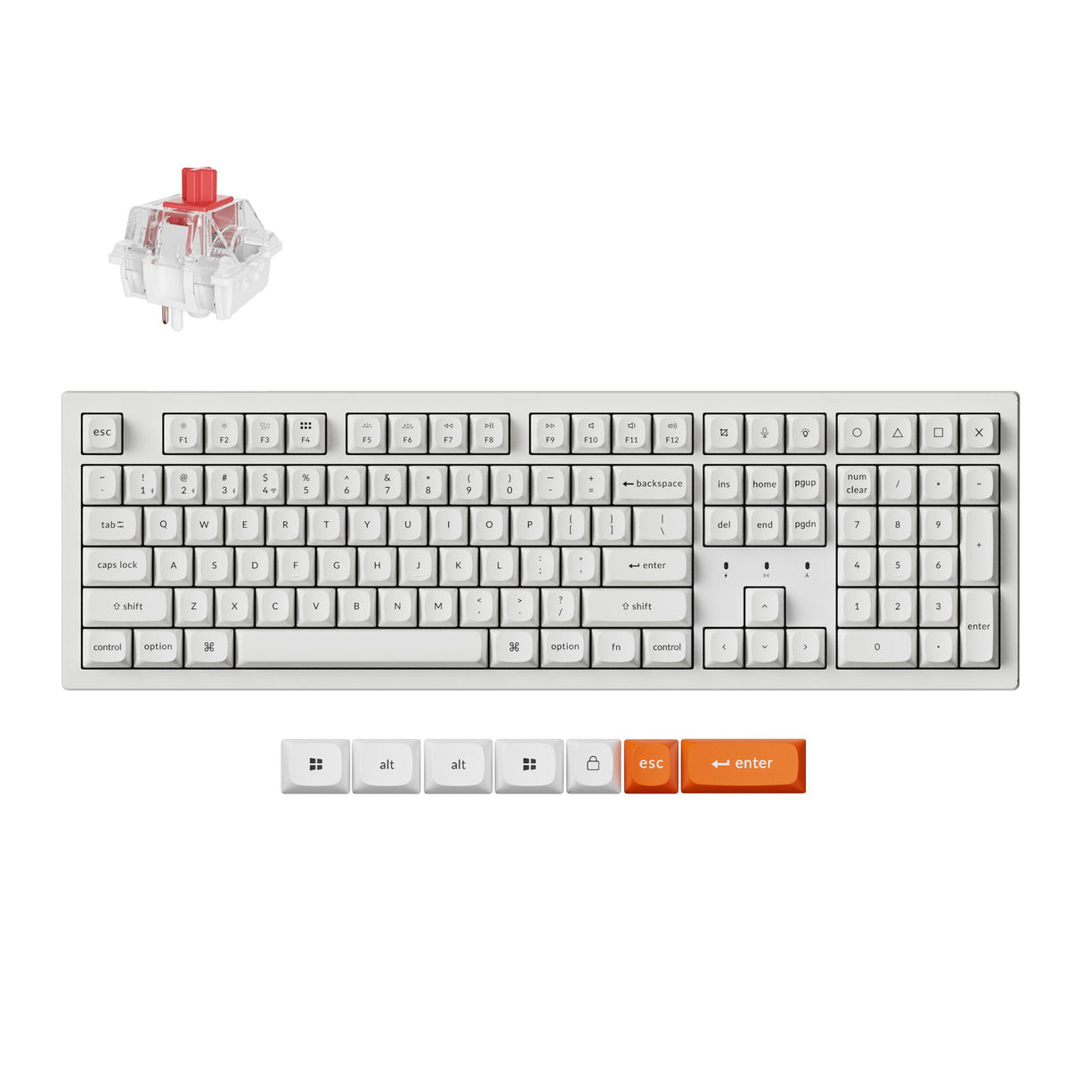 Keychron K10 Max QMK Wireless Mechanical Keyboard