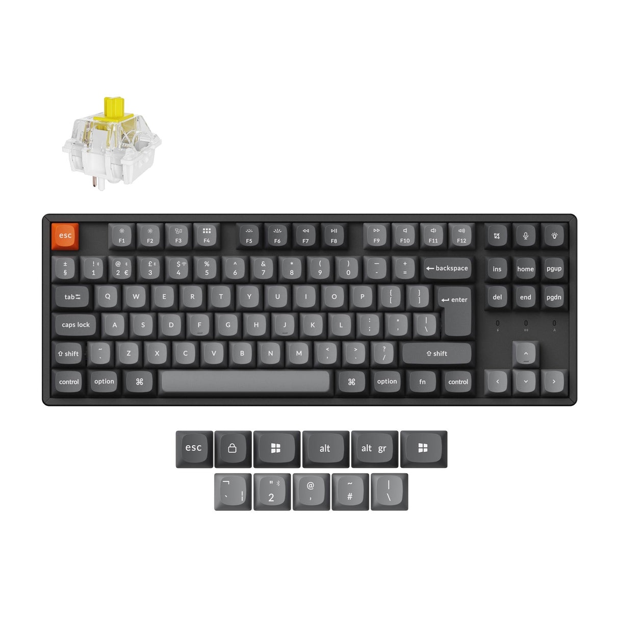 Keychron-K8-Max-Wireless-Mechanical-Keyboard-Keychron-Super-Banana-Switch-UK