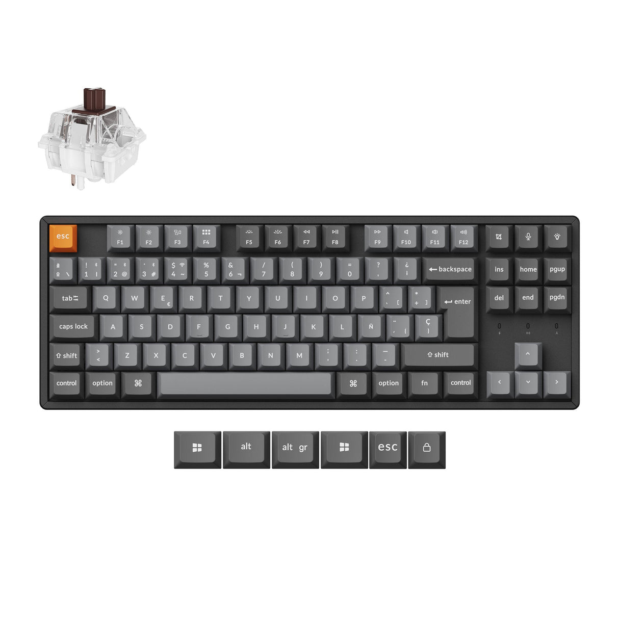 Keychron-K8-Max-Wireless-Mechanical-Keyboard-Keychron-Super-Brown-Switch-ES