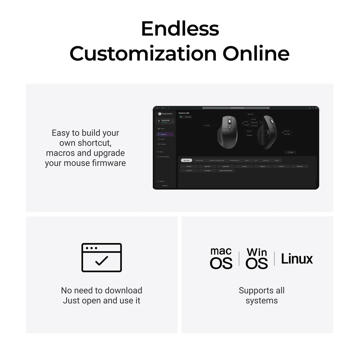 Keychron M6 Launcher Customization