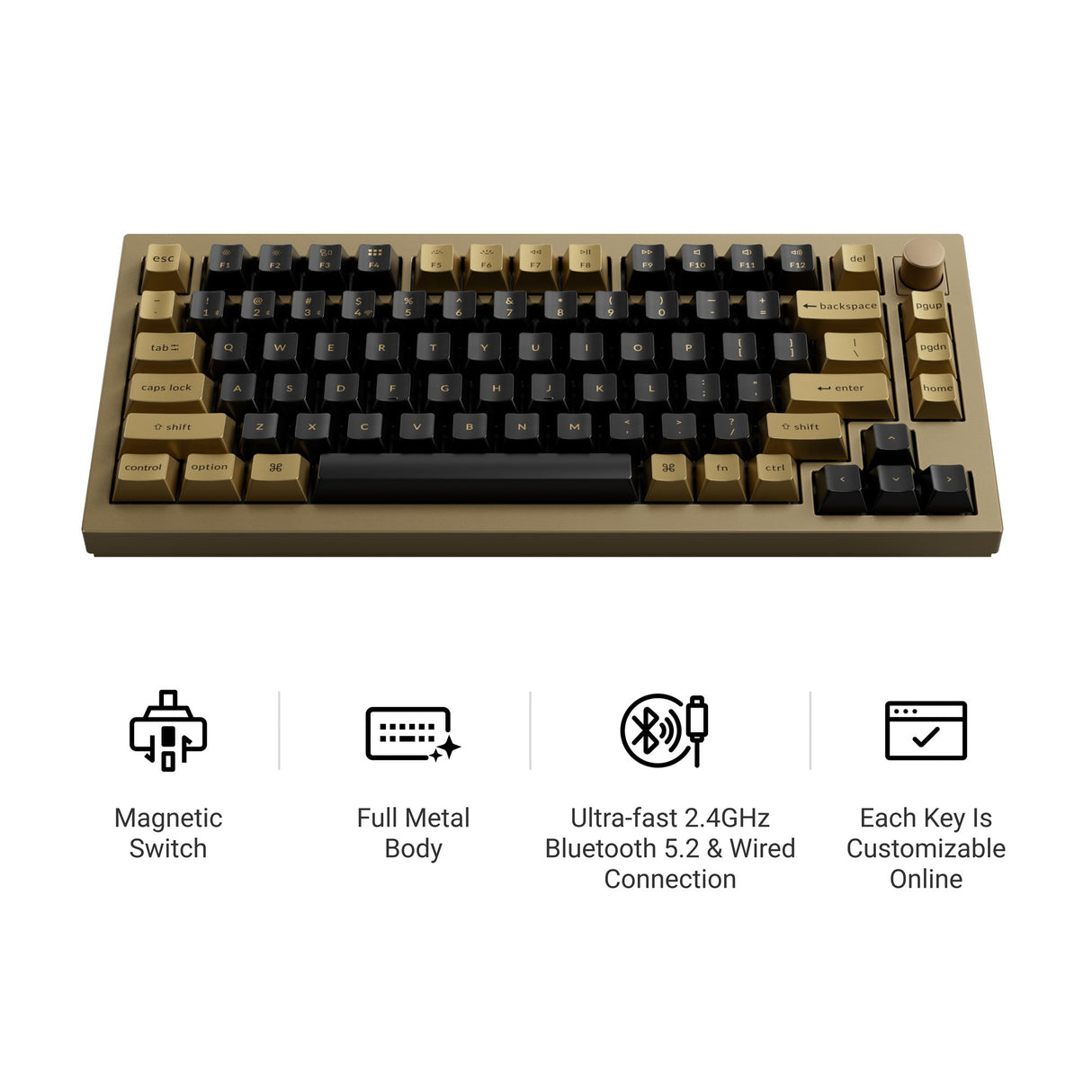 Keychron Q1 HE Copper Iconic Features