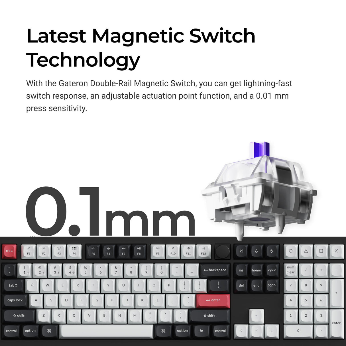 Keychron Q6 HE Gateron Magnetic Switch
