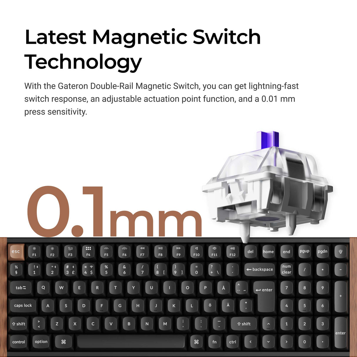 Keychron K4 HE ISO Gateron Magnetic Switch 