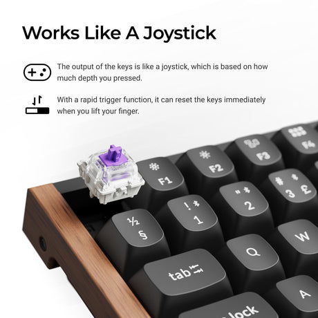 Keychron K4 HE ISO Magnetic Switch Features