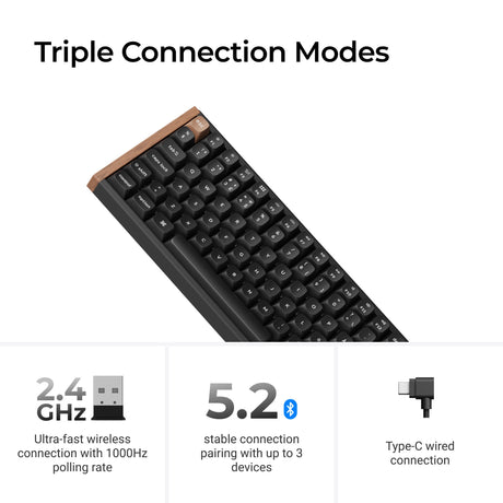 Keychron K4 HE ISO Triple Connection Modes