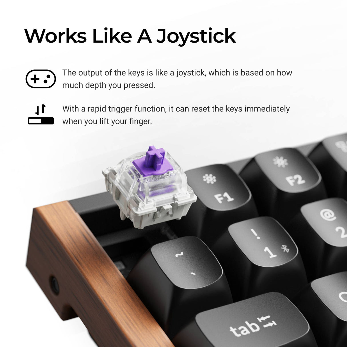 Keychron K4 HE Magnetic Switch Features