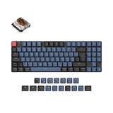 Keychron K13 Pro QMK/VIA ultra-slim custom mechanical keyboard 80 percent TKL layout for Mac Windows Linux low-profile Gateron brown ISO German layout