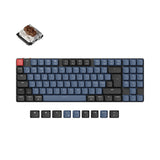 Keychron K13 Pro QMK/VIA ultra-slim custom mechanical keyboard 80 percent TKL layout for Mac Windows Linux low-profile Gateron brown ISO Nordic layout