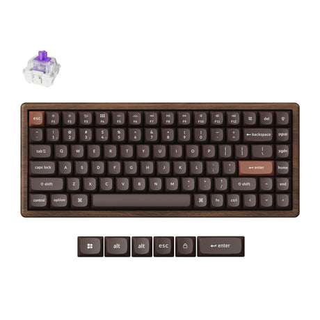 K2 HE Swappable RGB Backlight Nebula Switch - All-Wood Special Edition