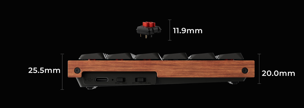 ultra-slim of the Keychron K3 Ultra 8K JIS keyboard