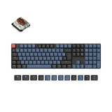 Keychron K5 Pro QMK/VIA ultra-slim custom mechanical keyboard full size layout for Mac Windows Linux low-profile Gateron brown ISO French layout