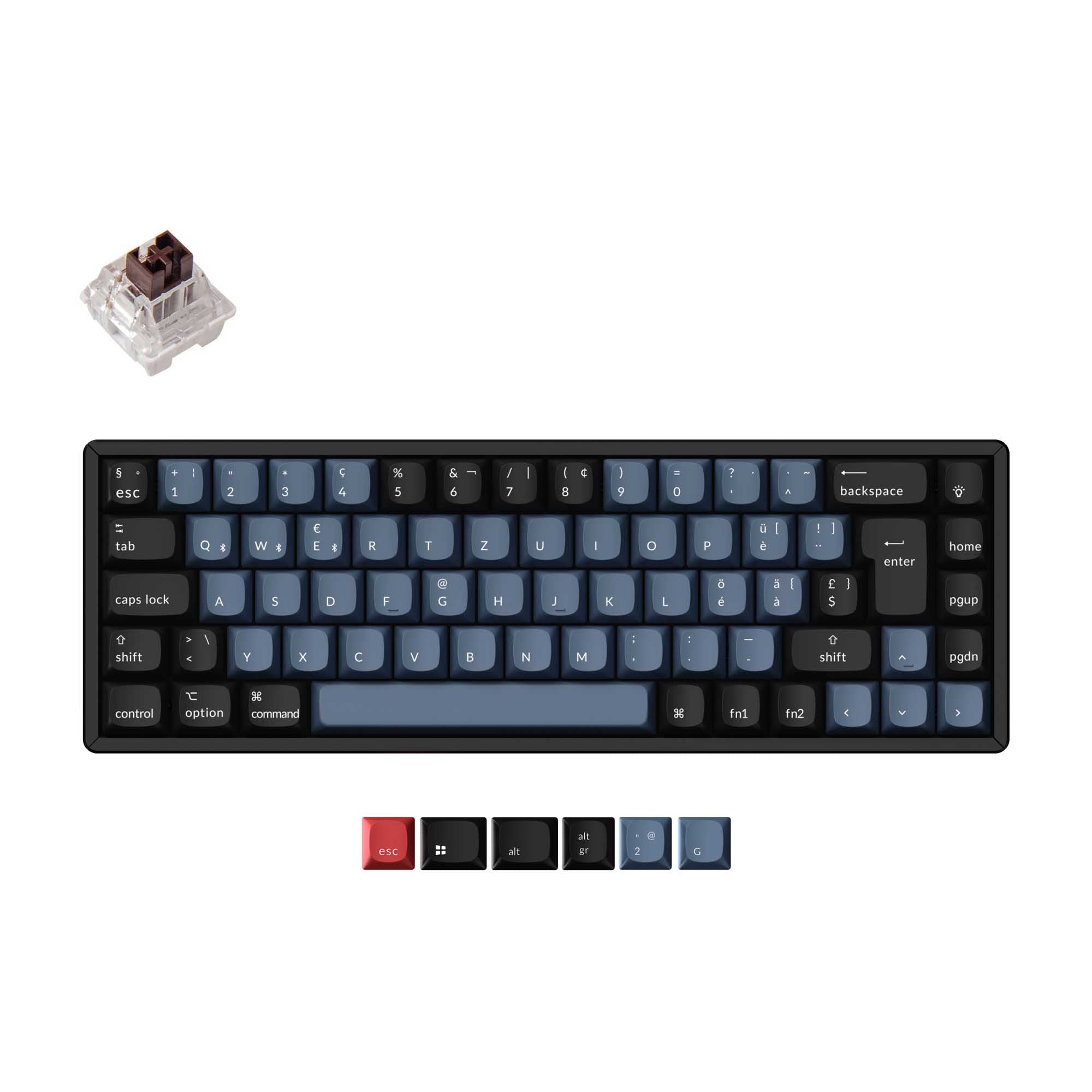 Keychron K6 Pro QMK/VIA Wireless Mechanical Keyboard ISO Layout
