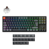 Keychron K8 QMK Wireless Mechanical Keyboard Version 2 Keychron Super Brown Switch German Layout