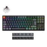 Keychron K8 QMK Wireless Mechanical Keyboard Version 2 Keychron Super Brown Switch UK Layout