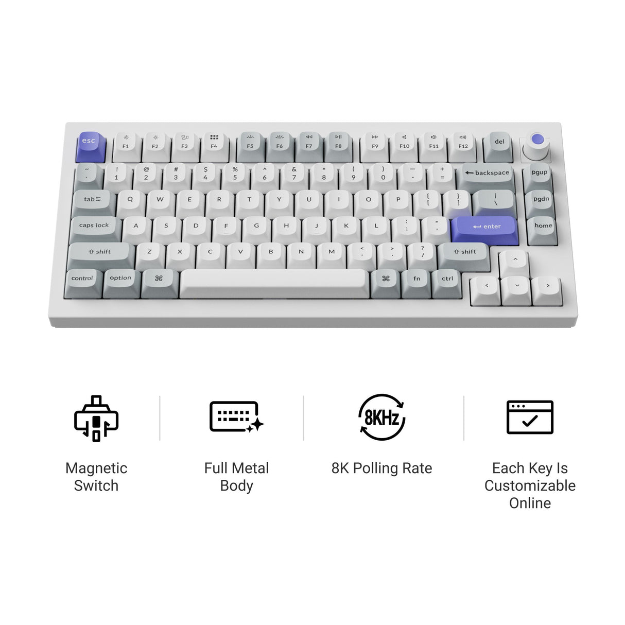 Keychron Q1 HE 8K Iconic Features