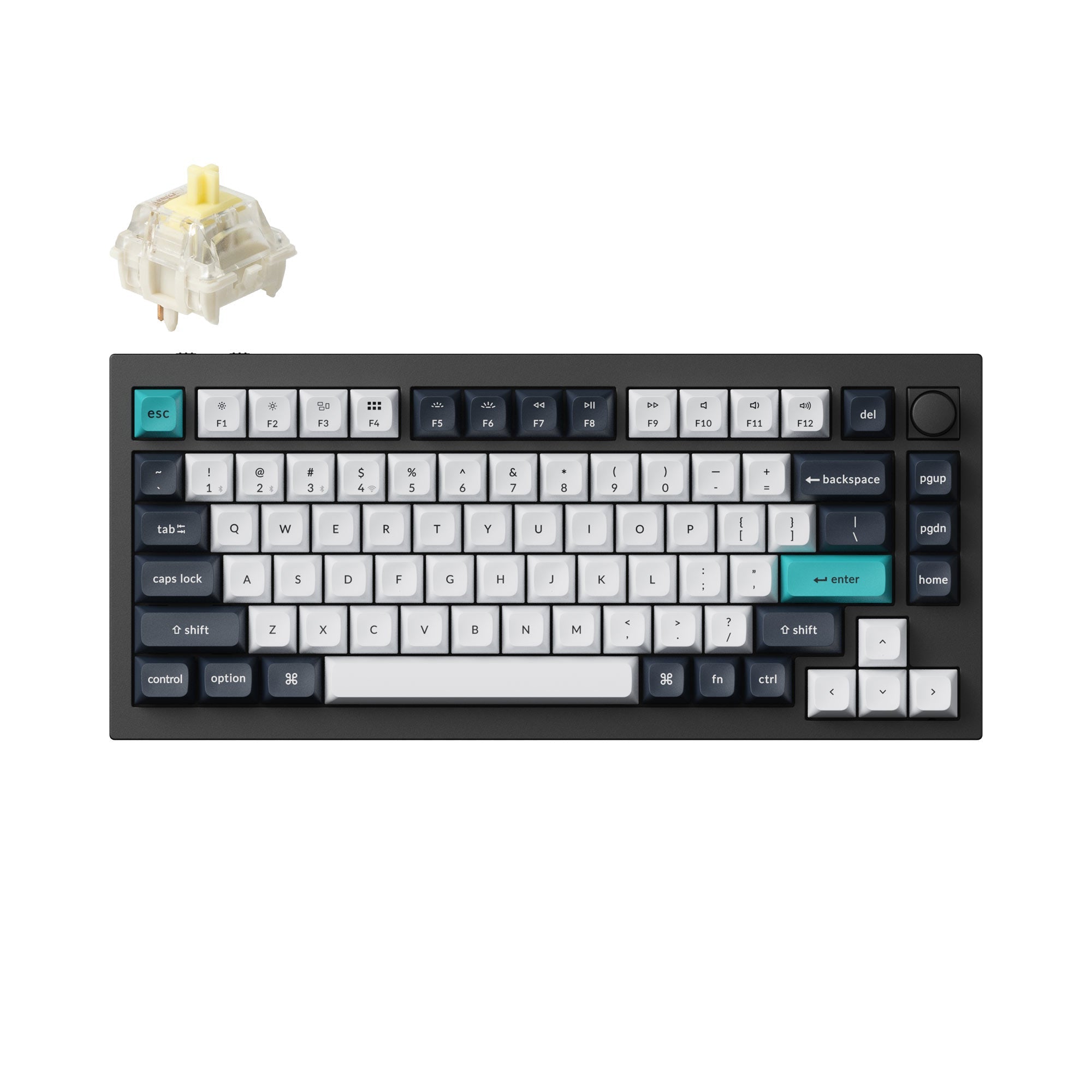 keychron Q1 Max QMK/VIA US配列 バナナ軸 新品未開封 keychron Q1 Max QMK/VIA US配列 バナナ軸 新品未開封 keychron Q1 Max