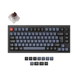 Keychron Q1 Pro QMK VIA custom mechanical keyboard 75 percent layout PBT Keycaps hot-swappable Keychron K Pro switch brown ISO UK layout