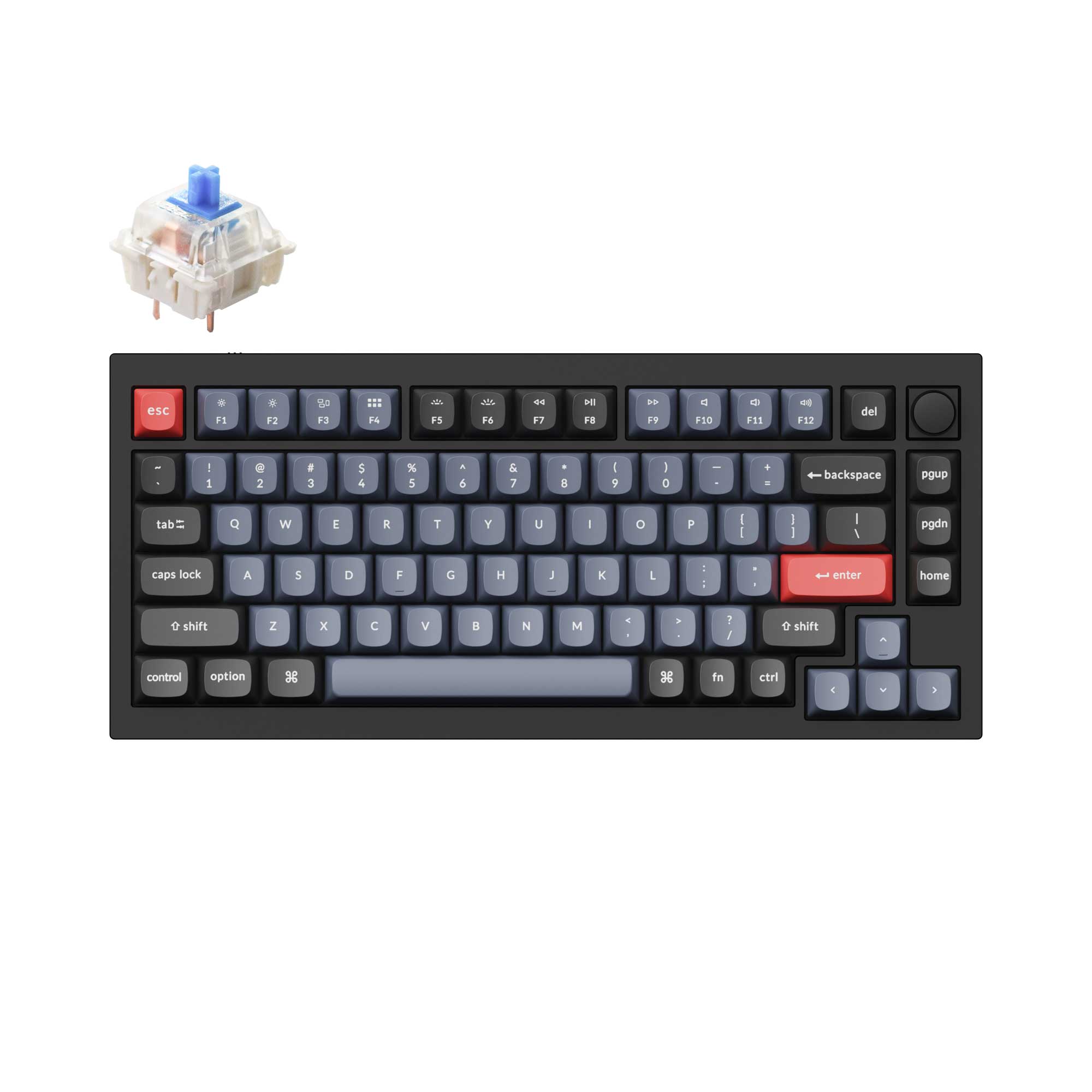 Keychron Q1 QMK V2 Knob ／ QO Number Pad Keychron Q1 QMK Custom Mechanical Keyboard - Version 2