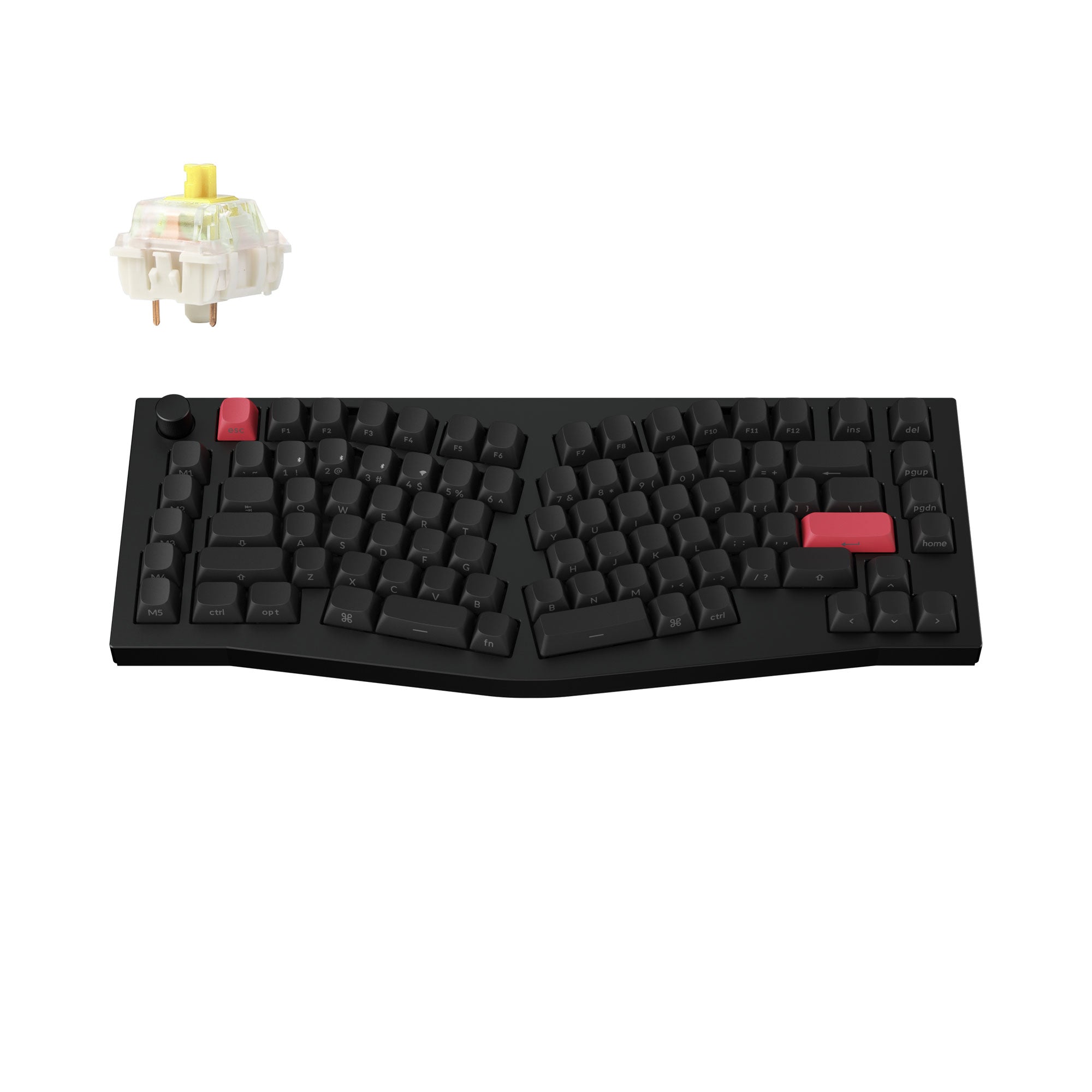 Keychron Q10 Max 75%アリス型キーボード（バナナ軸） Keychron Q10 Max ワイヤレス カスタムメカニカルキーボード