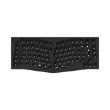 Keychron Q10 QMK VIA custom mechanical keyboard ISO knob 75 percent Alice layout for Mac Windows Linux aluminum barebone frame black