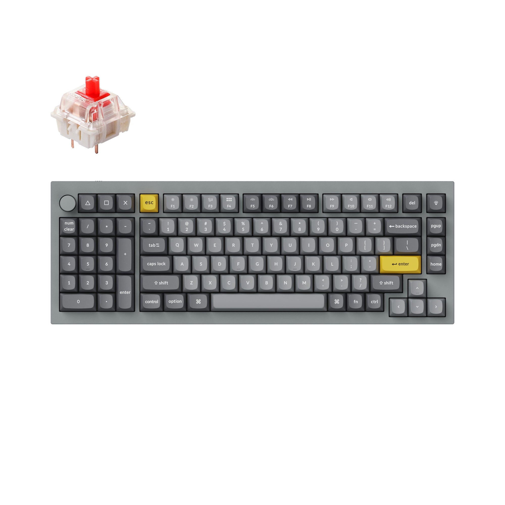 Keychron Q12 QMK Custom Mechanical Keyboard – Keychron Switzerland