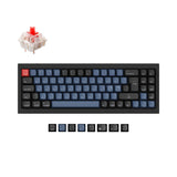 Keychron Q7 QMK VIA custom mechanical keyboard 70 percent layout full aluminum frame Mac Windows Nordic ISO layout Gateron G Pro switch red