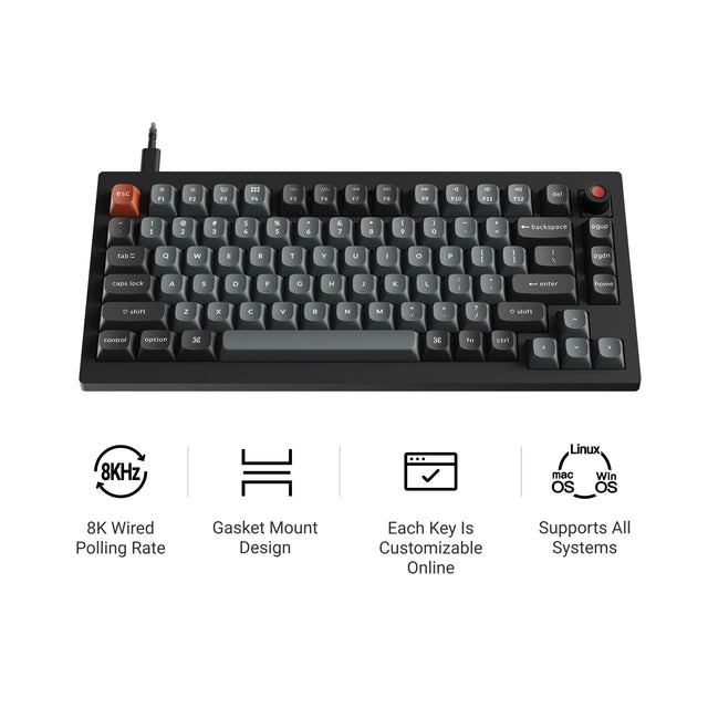 Keychron V1 8K Iconic Features