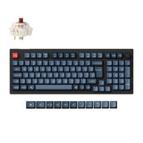 Keychron V5 Max QMK Wireless Custom Mechanical Keyboard 96 Percent Layout Fully Assembled Knob for Mac Windows Linux Gateron Jupiter Brown ISO UK Layout