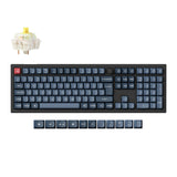 Keychron V6 Max QMK Wireless Custom Mechanical Keyboard full-size Layout Fully Assembled Knob for Mac Windows Linux Gateron Jupiter Banana ISO UK layout