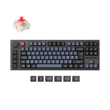 Lemokey L3 QMK Wireless Custom Mechanical Keyboard Gateron Jupiter Red Version Nordic ISO Layout Keyboard