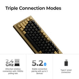 Keychron Q1 HE Copper Triple Connection Modes