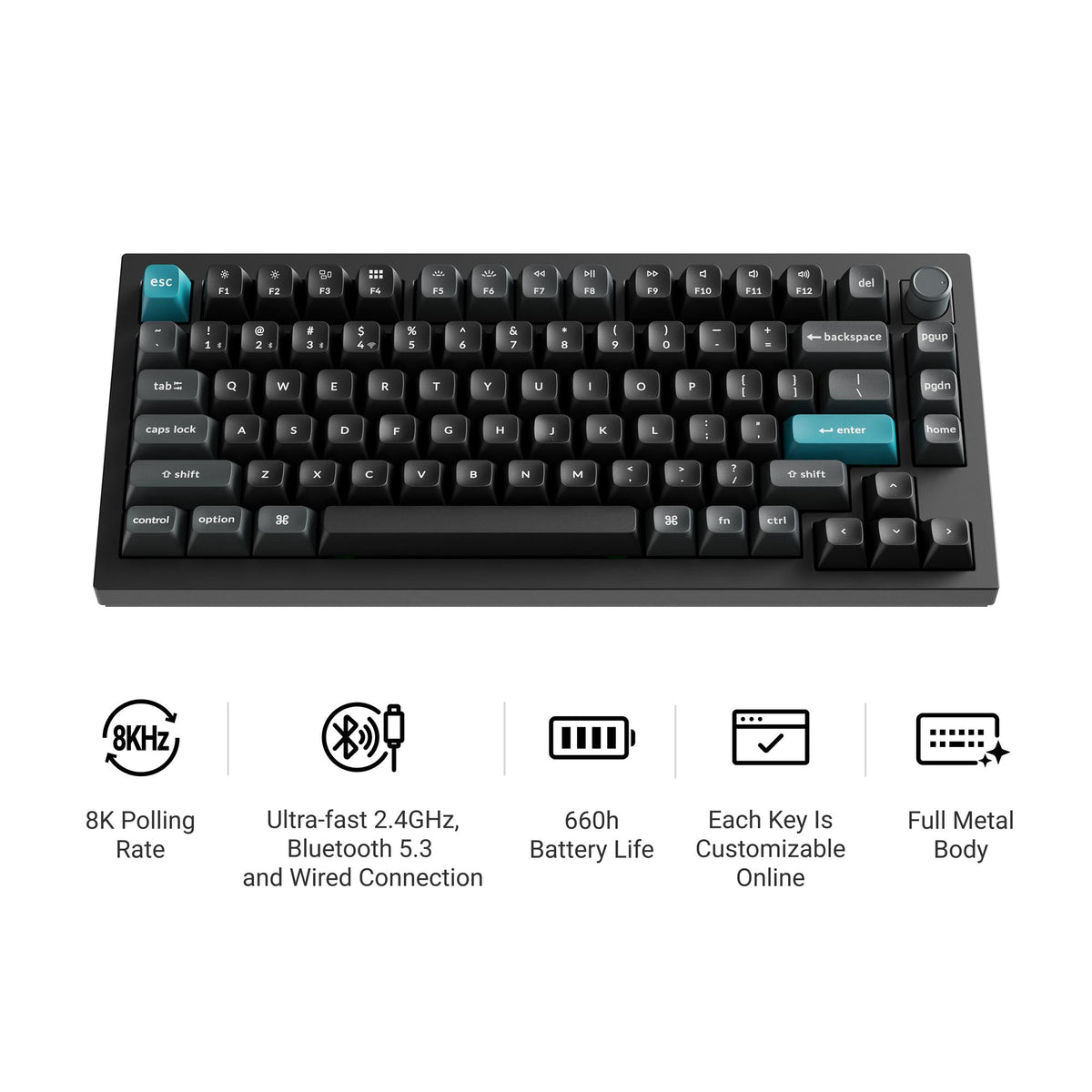 Keychron Q1 Ultra 8K Wireless Custom Mechanical Keyboard – Keychron ...