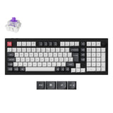 Keychron Q5 HE QMK Wireless Custom Magnetic Switch Keyboard 96% Layout Fully Assembled for Mac Windows Linux Gateron Nebula Switch ISO Swiss Layout