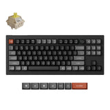 Keychron V3 Ultra 8K Wireless Hot-swappable RGB Backlight Banana Switch - Black