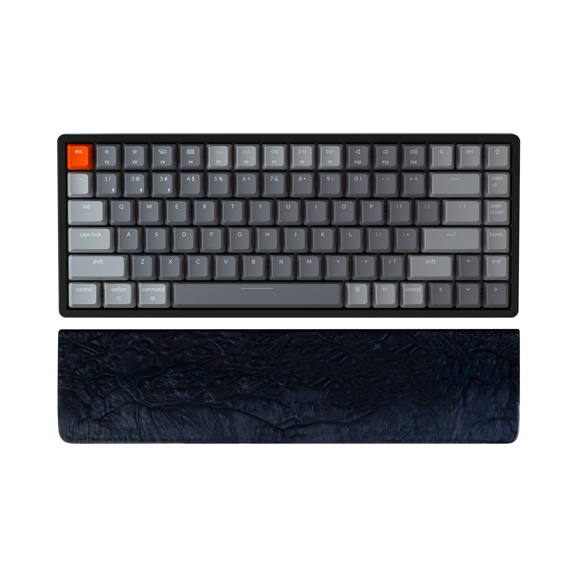 KeychronK2 US配列 赤軸 & Keychron Palm-Rest Keychron K2 Wireless Mechanical Keyboard for Mac and Windows