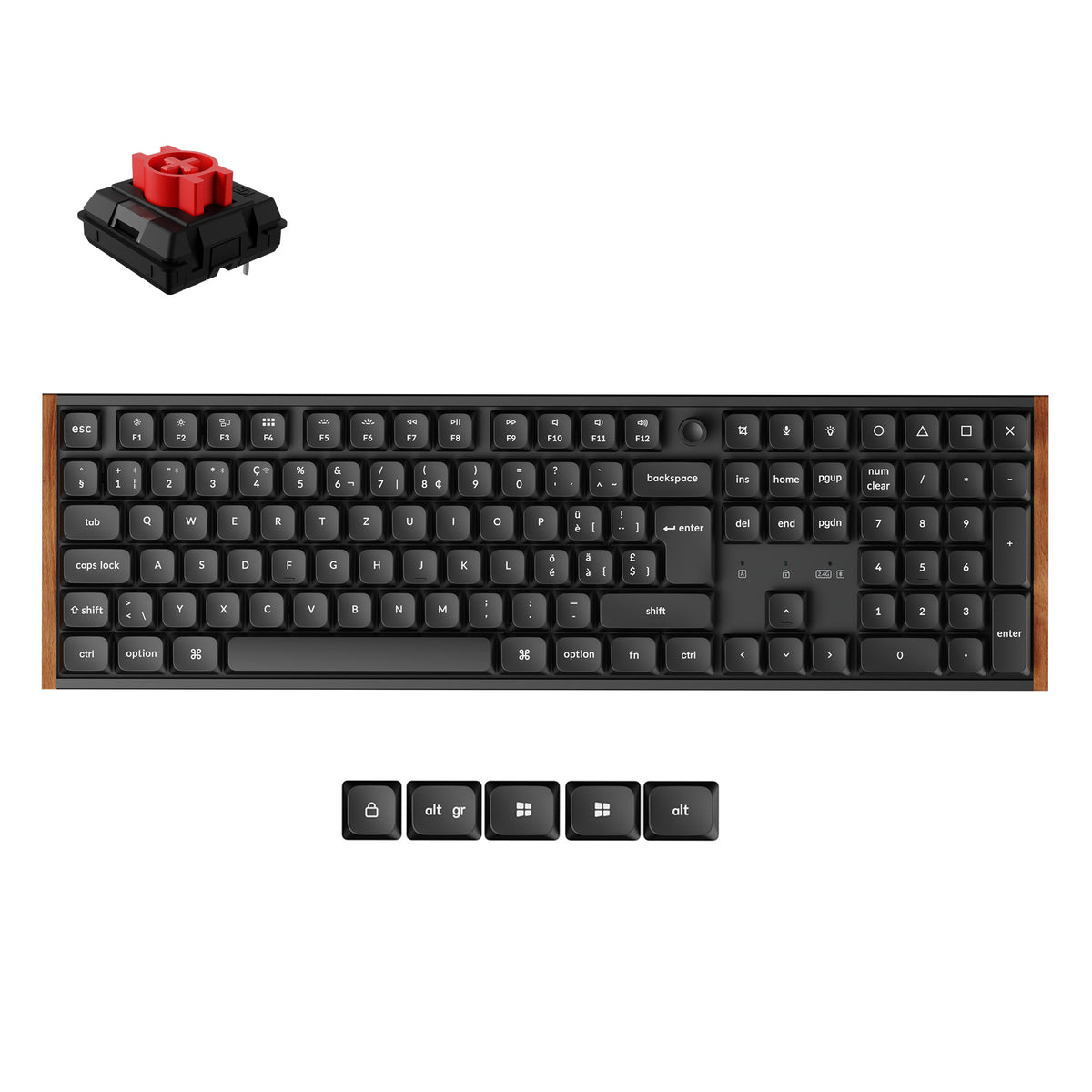Keychron K5 Ultra 8K Wireless Custom Mechanical Keyboard ISO Layout Collection
