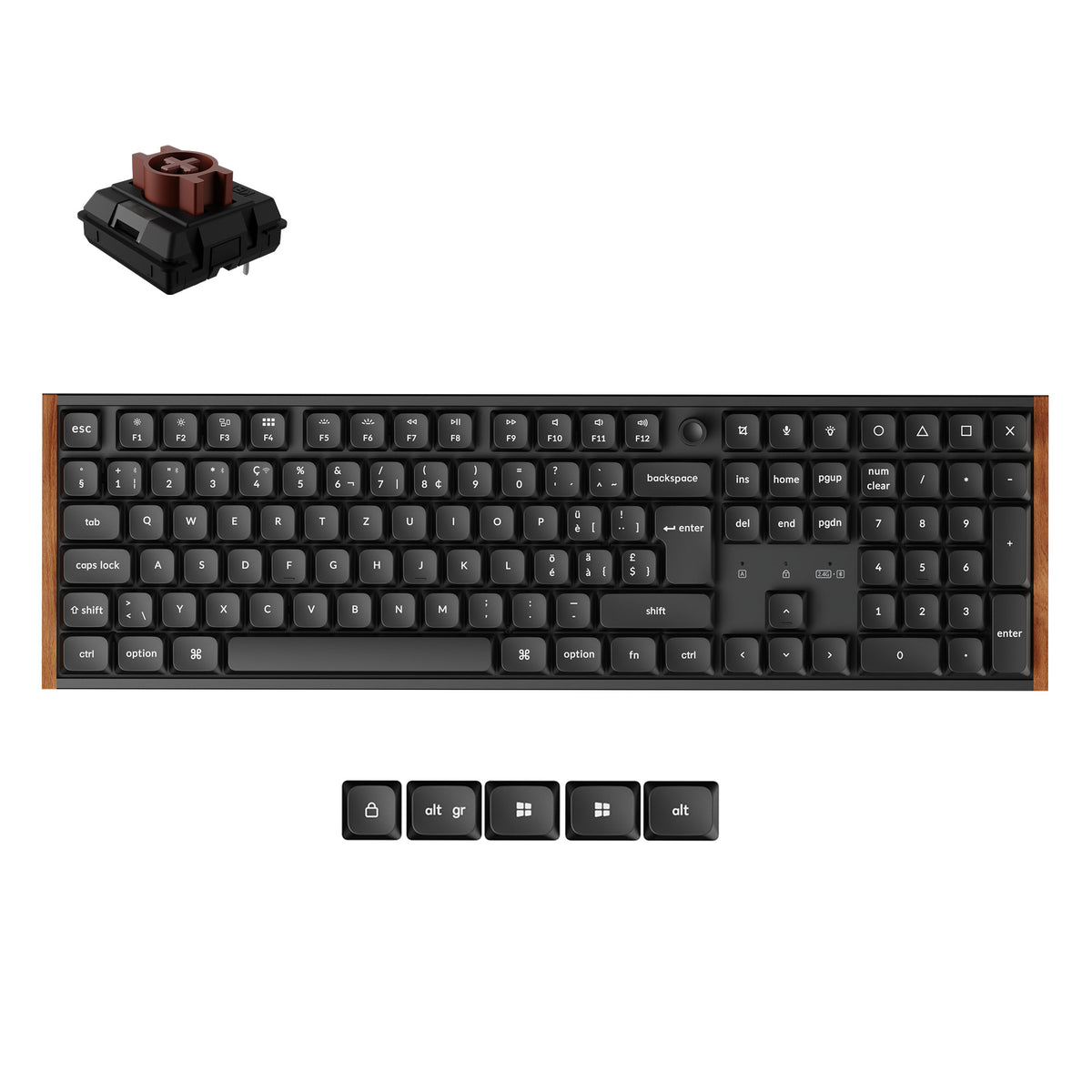 Keychron K5 Ultra 8K Wireless Custom Mechanical Keyboard ISO Layout Collection