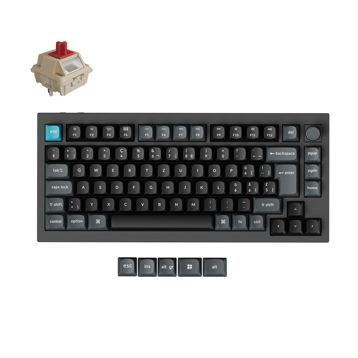 Keychron Q1 Ultra 8K Wireless Custom Mechanical Keyboard ISO Layout Collection