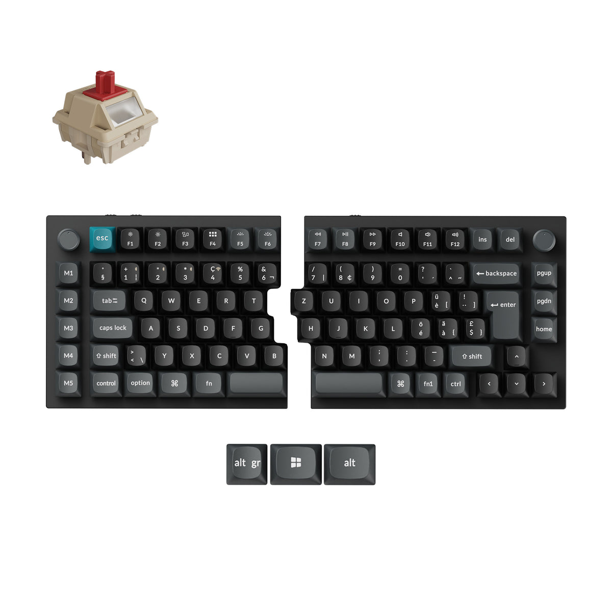 Keychron Q11 Ultra 8K Wireless Custom Mechanical Keyboard ISO Layout Collection