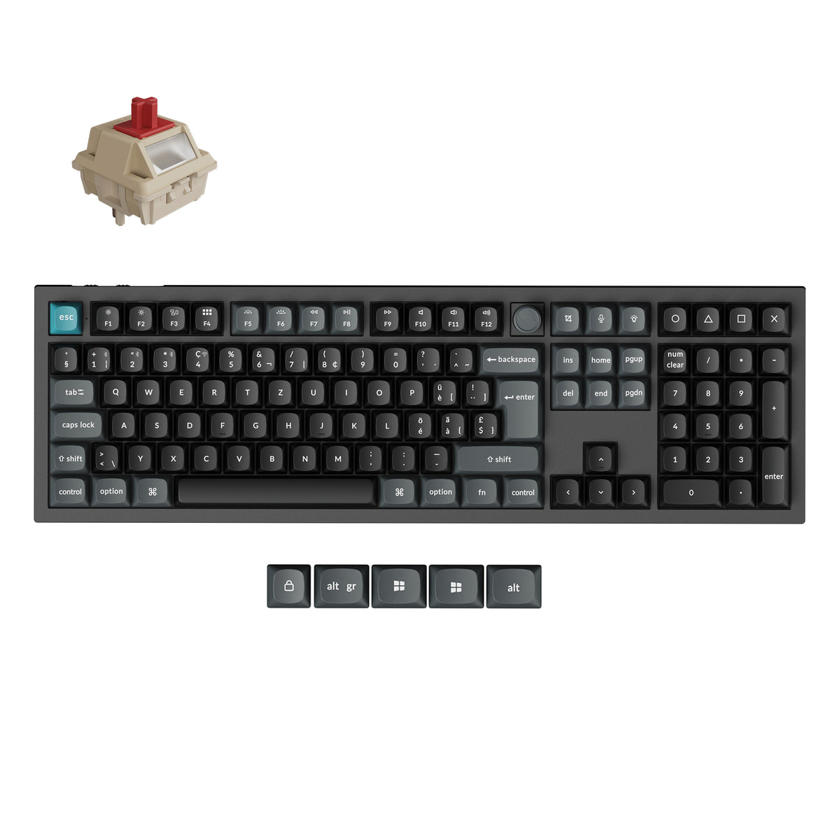 Keychron Q6 Ultra 8K Wireless Custom Mechanical Keyboard ISO Layout Collection