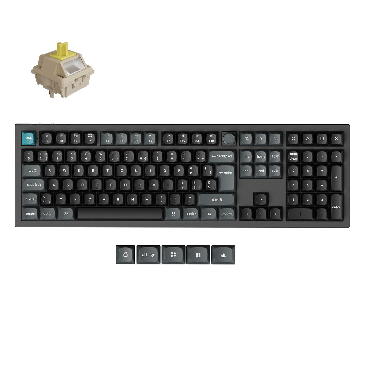 Keychron Q6 Ultra 8K Wireless Custom Mechanical Keyboard ISO Layout Collection